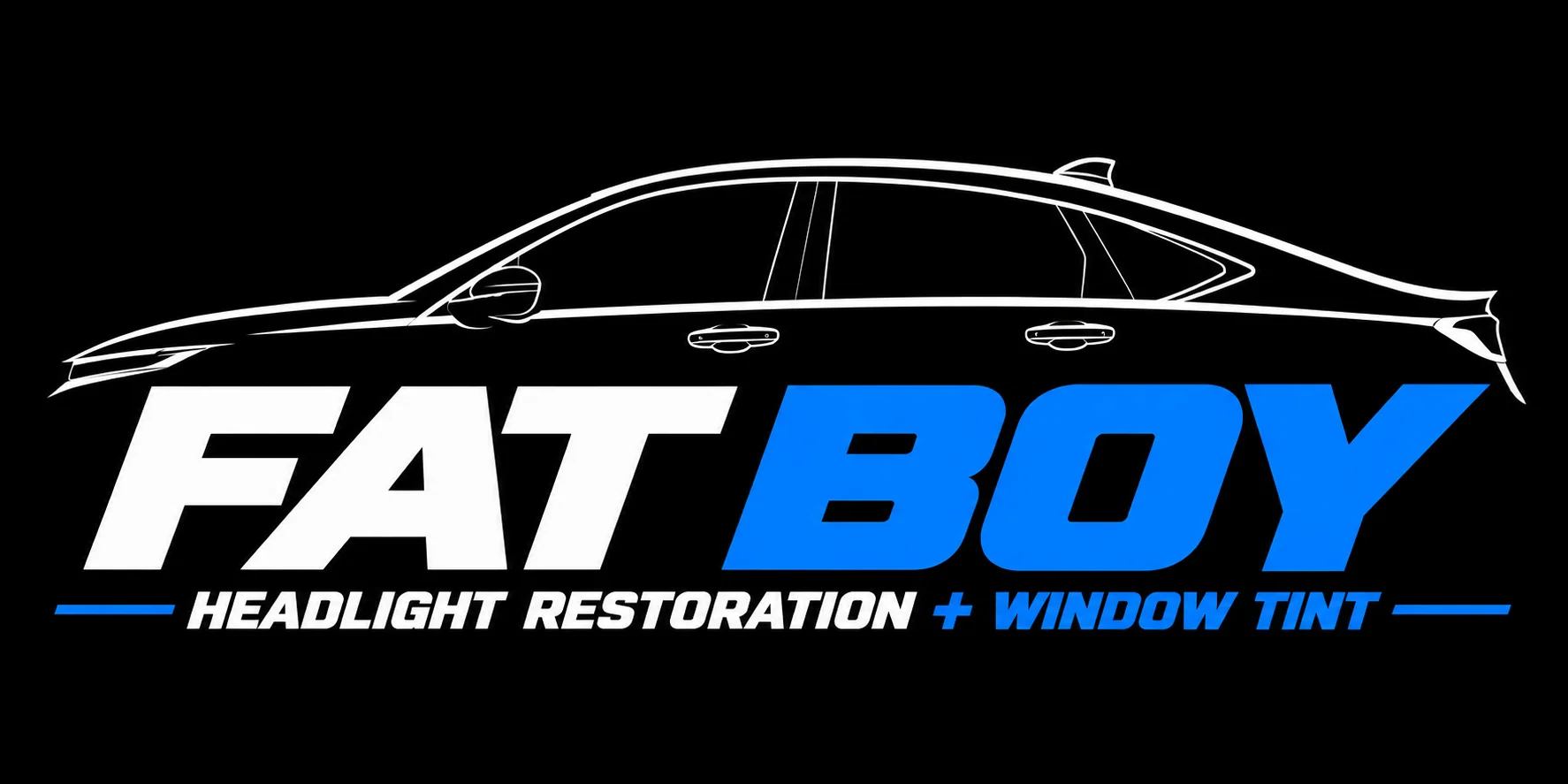 Fat Boy Headlight Restoration and Window Tint logo